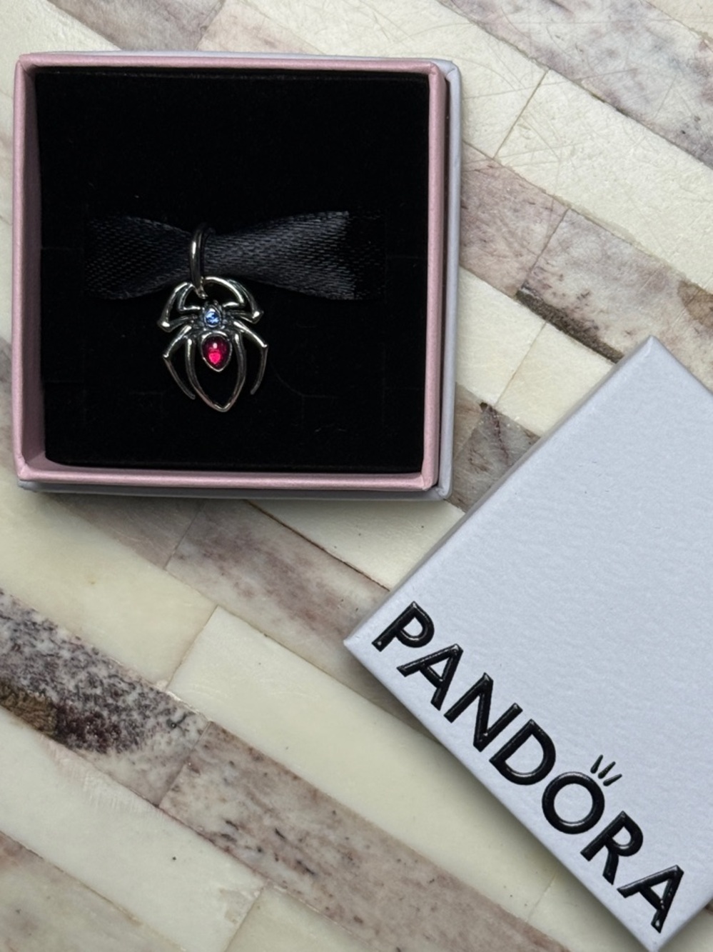 Authentic Pandora Marvel Spiderman Dangle Charm